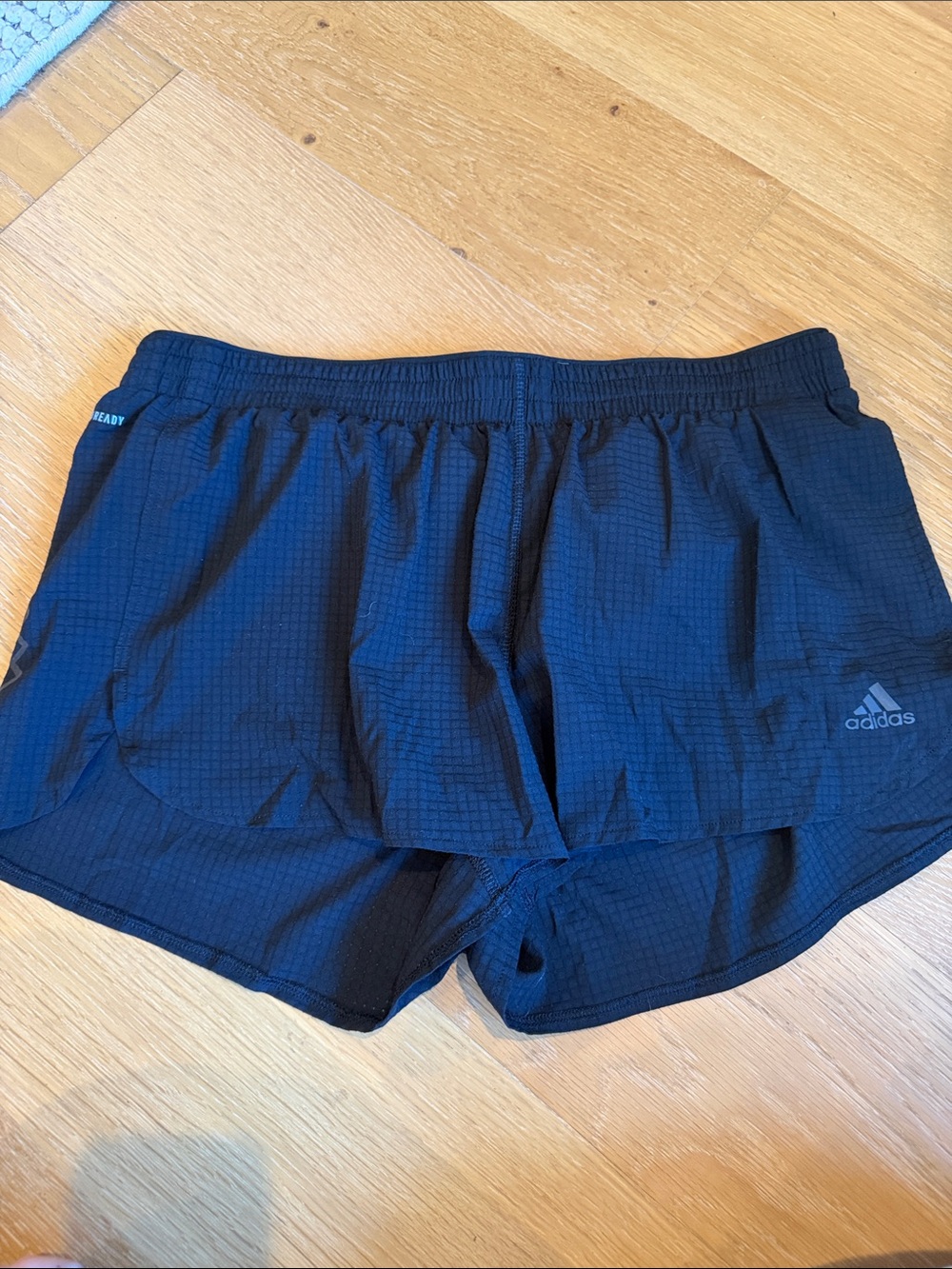 adidas Women's Black Athletic Running Shorts with Inner Liner